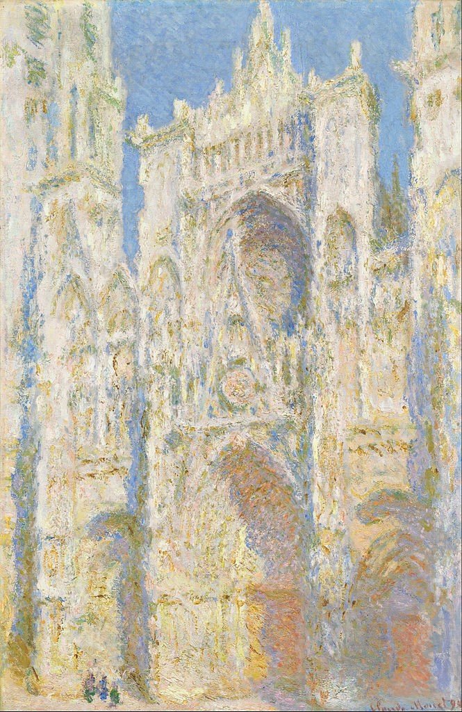 665px-Claude_Monet_-_Rouen_Cathedral,_West_Façade,_Sunlight_-_Google_Art_Project