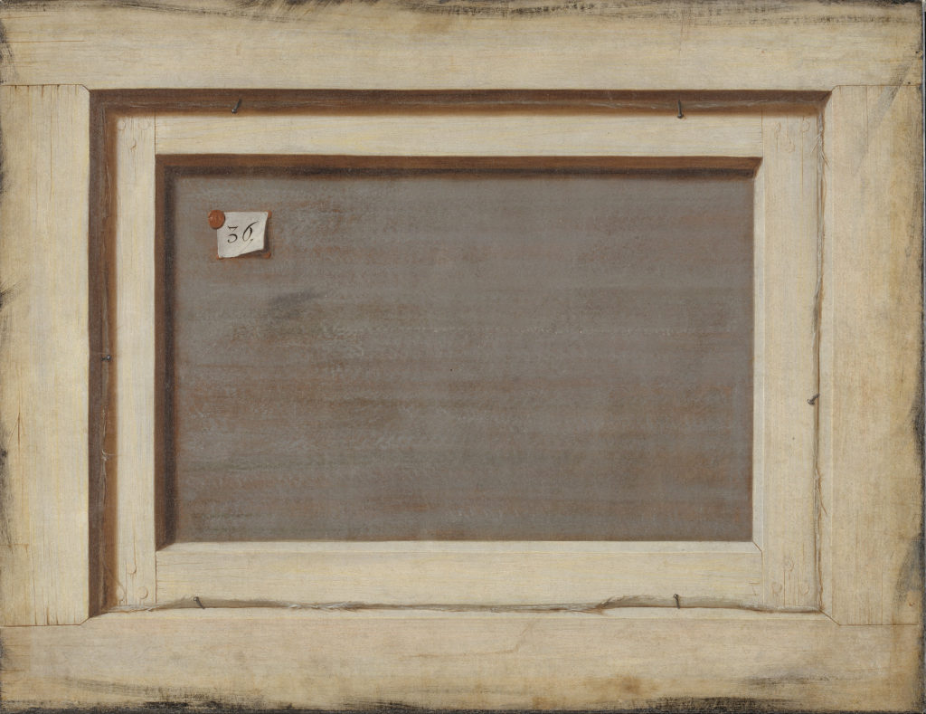 Cornelius Norbertus Gijsbrechts - Trompe l'oeil. The Reverse of a Framed Painting