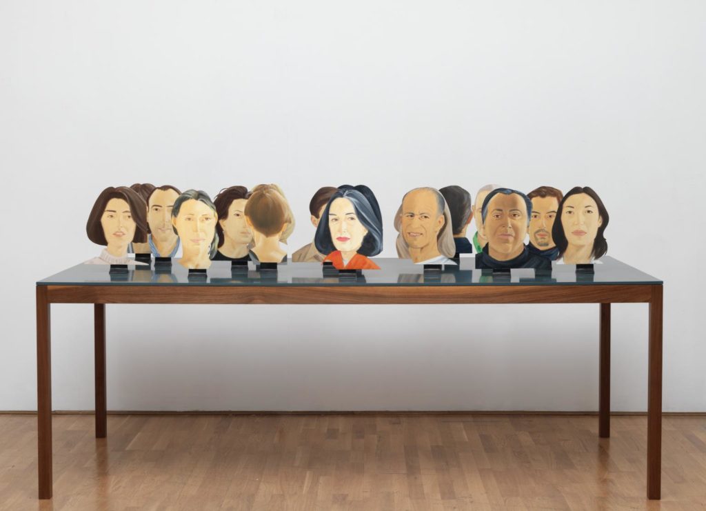 Green Table 1996 Alex Katz born 1927 ARTIST ROOMS Tate and National Galleries of Scotland. Lent by Anthony d'Offay 2010 http://www.tate.org.uk/art/work/AL00188