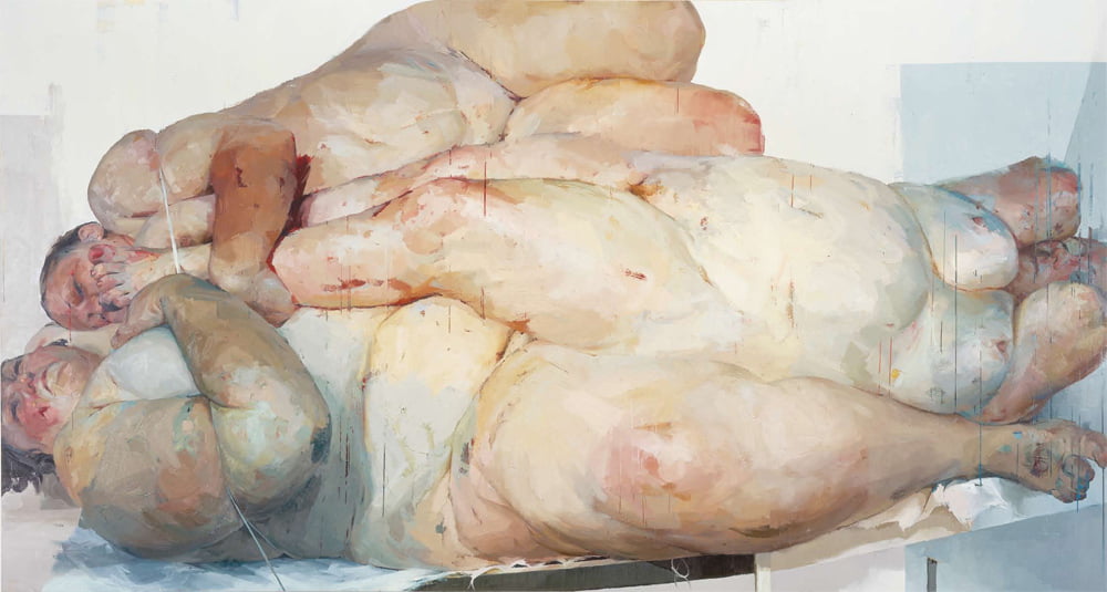 jenny saville exhibited at the saatchi gallery