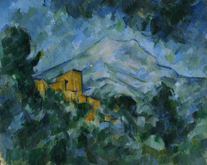 pintura-abstracta-Cézanne-Mont-Sainte-Victoire-Château-Noir