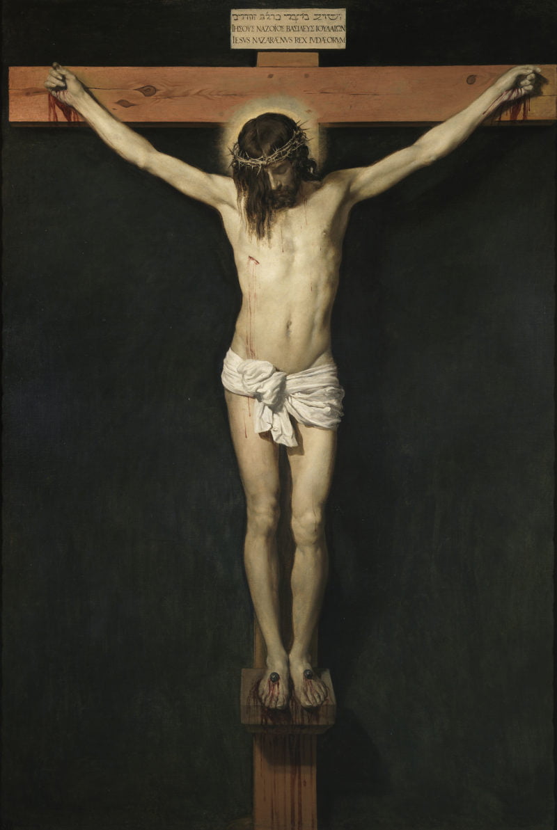 pintura-gestual-diego-velázquez-cristo-crucificado