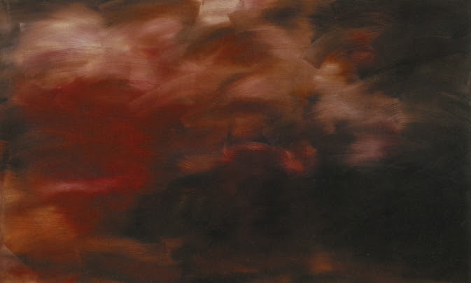 verkundigung nach tizian annunciation after titian 1973 150 cm x 250 cm catalogue raisonne 344 3 oil on canvas
