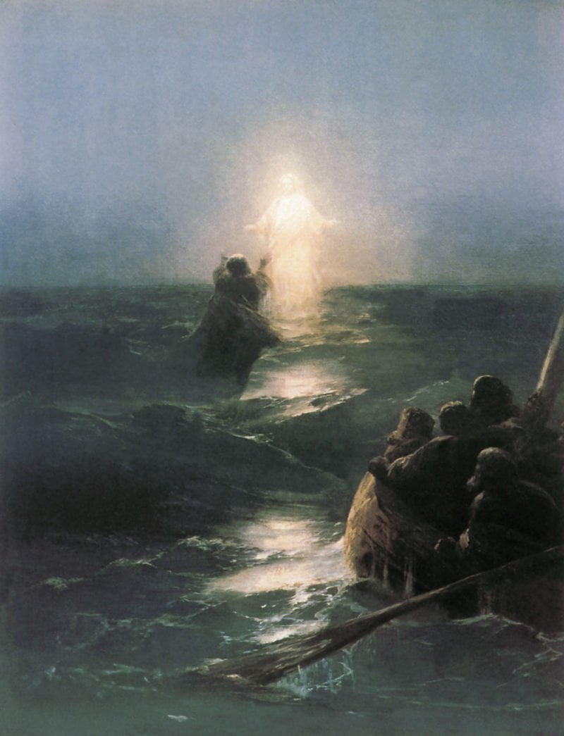 jesus walks on water 1888