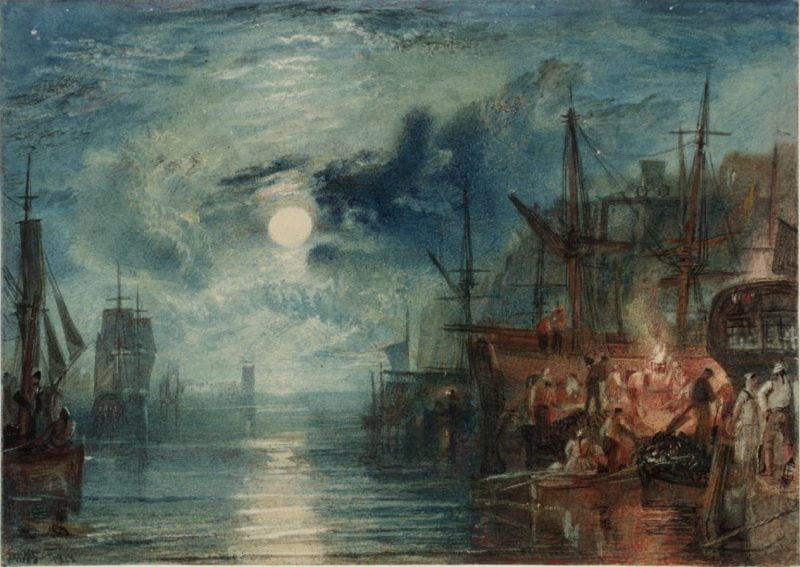 técnicas-de-pintura-William-Turner-Shields-on the-River-Tyne