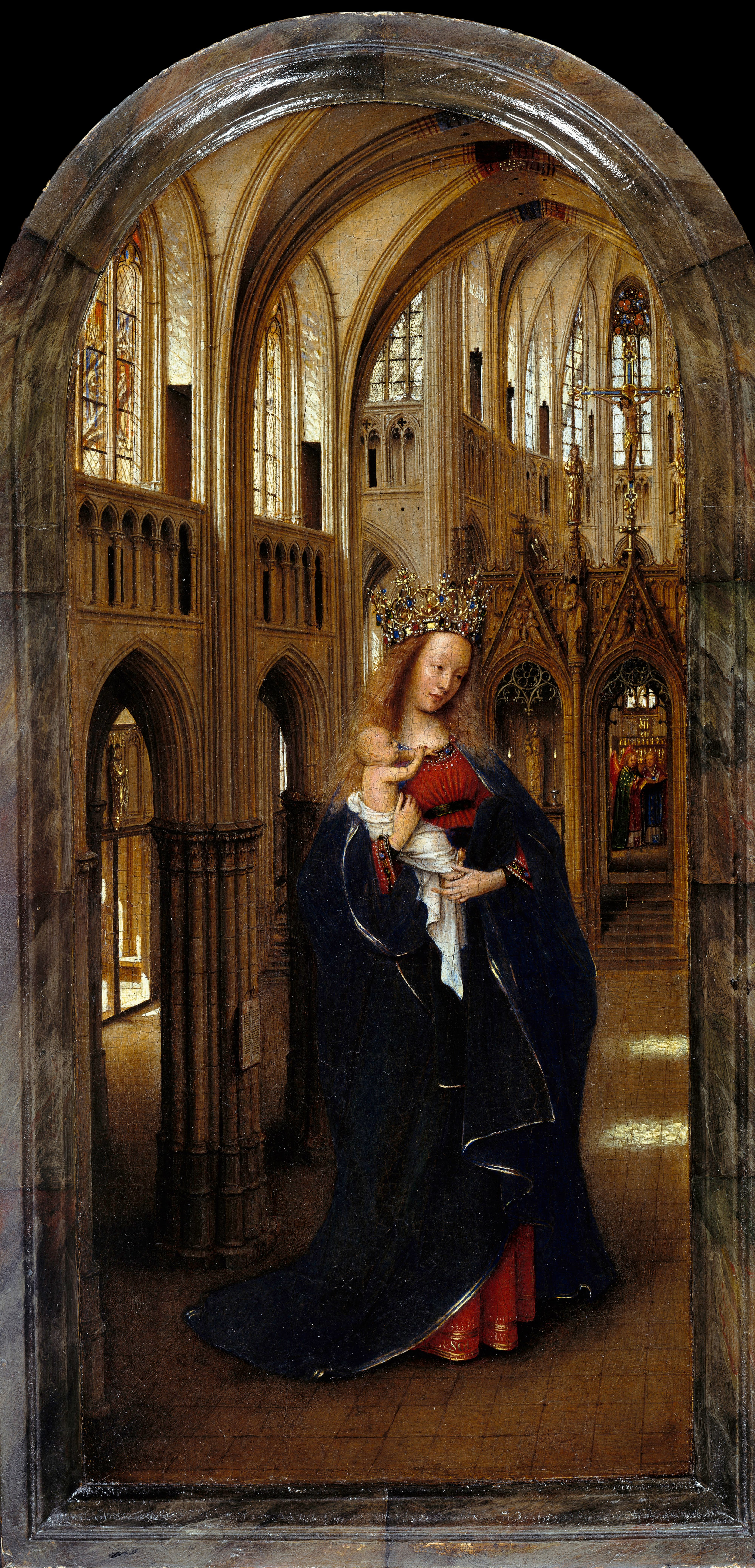 jan van eyck the madonna in the church google art project