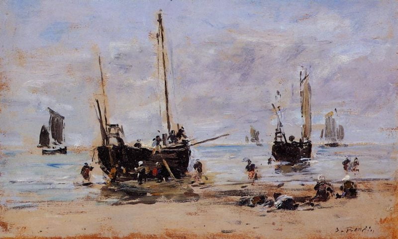 pescadores-boudin-pintura-oleo