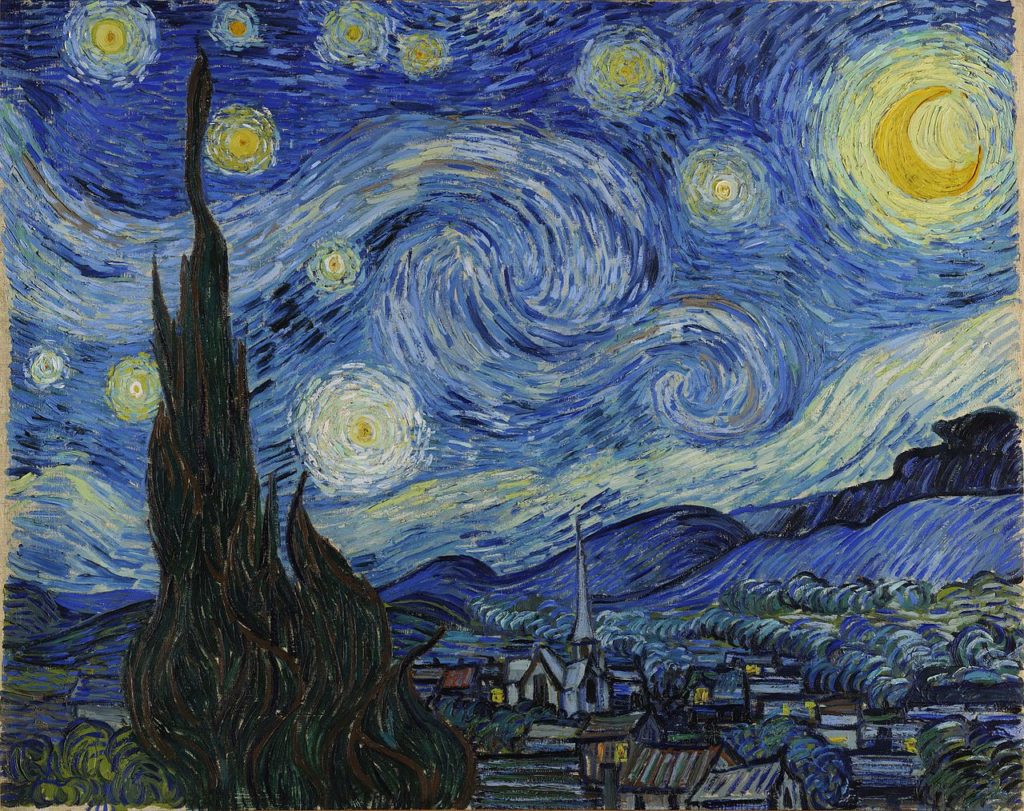 Obras de arte famosas, La noche estrellada