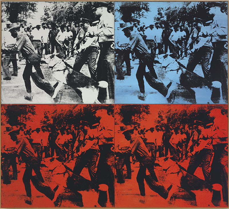 Obras Famosas de Andy Warhol - Race Riot