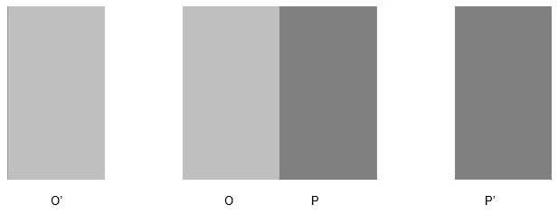 simultaneous contrast grey stripes
