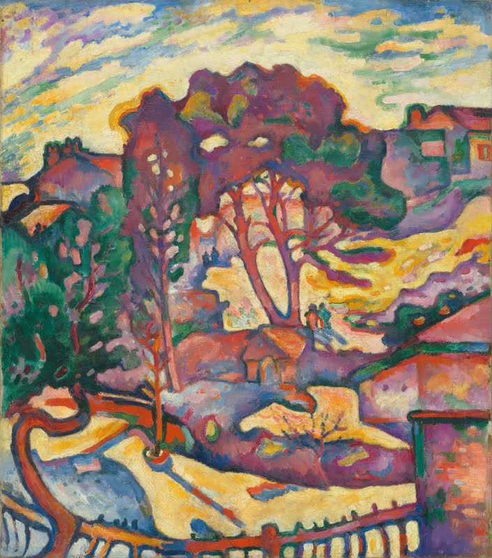 georges braque the large trees lestaque 1906 07