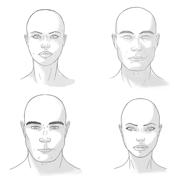 Dibujar el rostro y las expresiones faciales