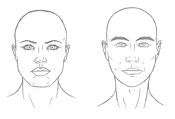 Dibujar el rostro y las expresiones faciales
