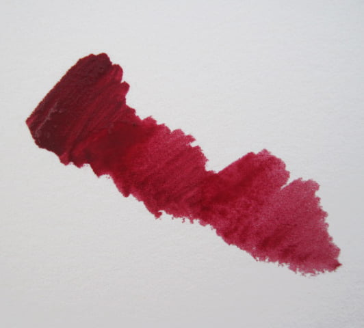 cramine red pigment wet