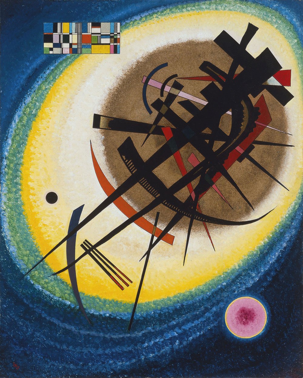 in the bright oval kandinsky 1925