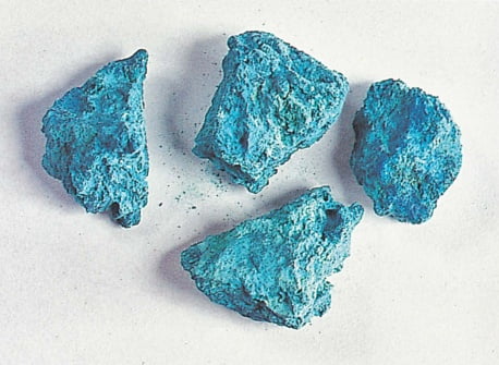 verdigris basic blue lumps