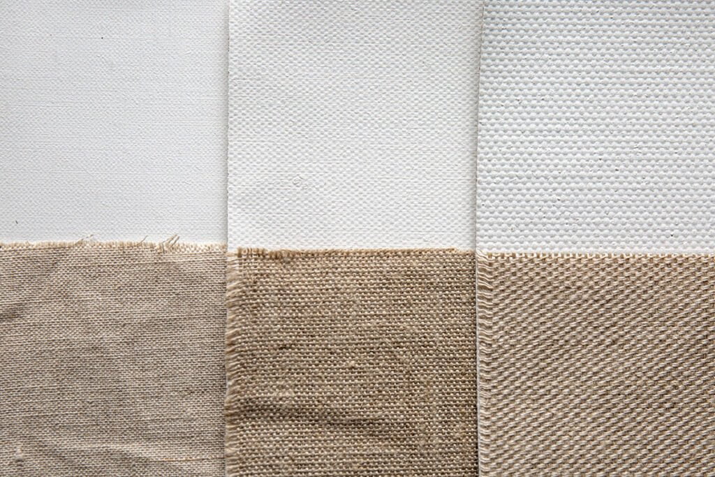Las diferencias entre lienzos de lino y de algodón