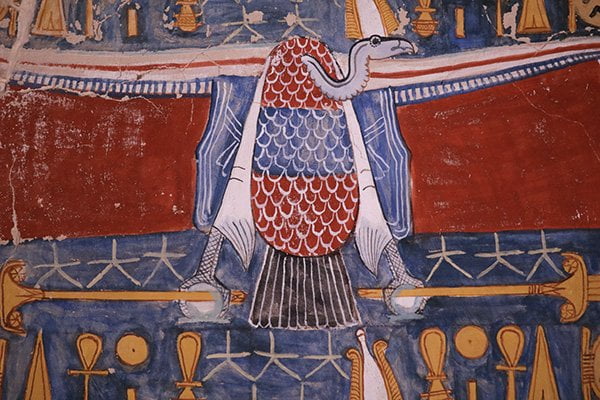 egyptian blue pigment grave pharao siptah