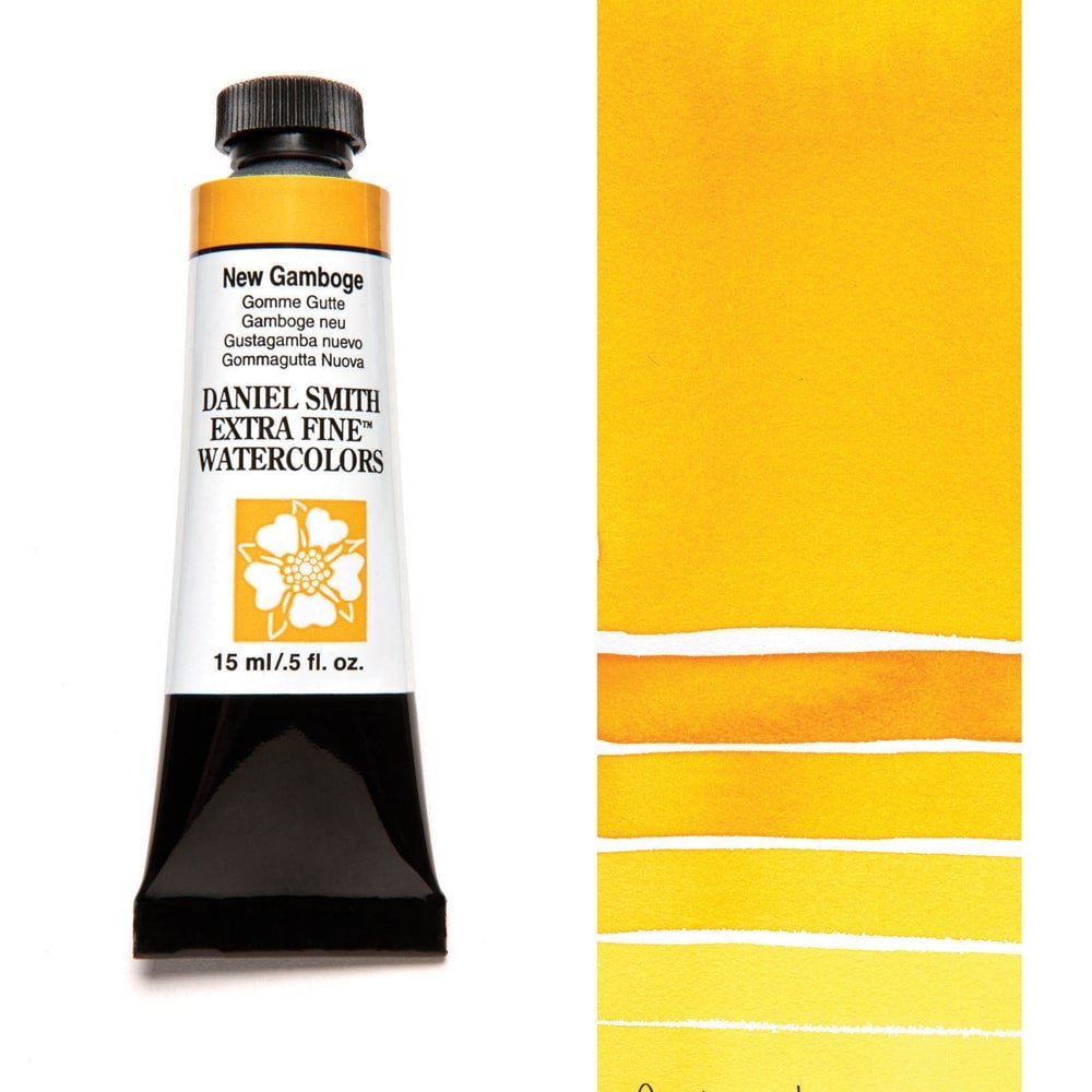 El pigmento gamboge, un amarillo vegetal