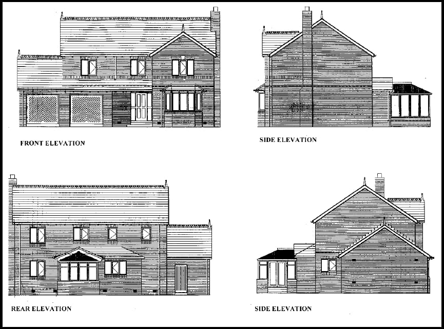 typical elevations drawing