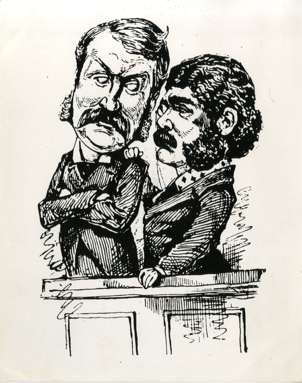 sullivan 1878 gilbert and sullivan drawing by alfred bryan